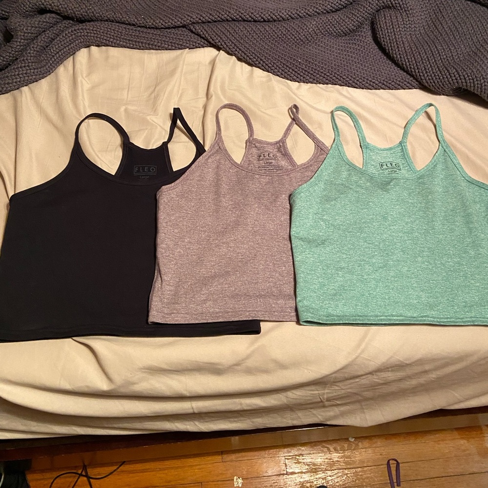 Lot of 3 Fleo switch up tanks